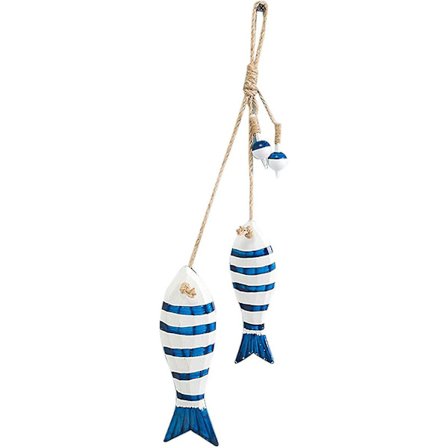 Hengende Trefigurer Middelhavs Påskedekorasjon Ornamenter Tre Fiskedekorasjon På Vegg (shikai)-yuhao