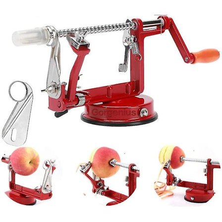 2023 - Æbleskrællere, æbleskrællere, udskærer Sugebase Holdbar kraftige bladskrællere-yky