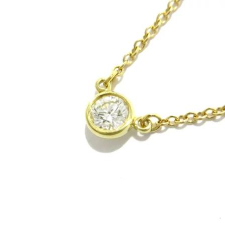 Tiffany & Co. Pre-owned Pre-owned Farvet Guld halskaeder Gul, Dame Vintage Smykker, Størrelse: ONE Size