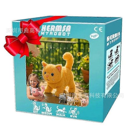 2025 Nico Robot Hund, Kat, Pingvin, Panda, Min Realistiske Robot Hvalp, Kat, Interaktivt Plyslegetøj Der Opfører Sig Som En Rigtig Hvalp, Kat[D]