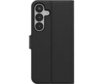 ZAGG Folio Black Samsung Galaxy S25 - Slimmat mobilskal i läderimitation för Galaxy S25