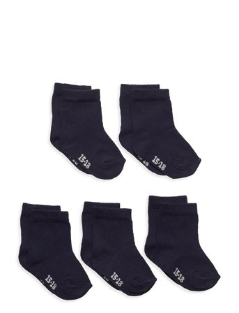 Minymo | Ankle Sock -Solid (5-Pack) | 15-18