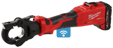 Milwaukee M18 ONEHCCT60-202C FORCE LOGIC -kaapelipuristin sisältää akun ja laturin, Koneet