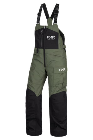 FXR Excursion Women's Snow Bib Trousers 26 Olive/Black 6