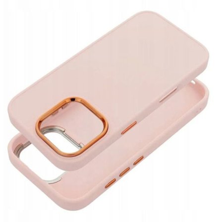 Puhelimen kuori - OEM - RUNKO - iPhone 16e (SE 4 2025) - Pölyruusu - Mukana karkaistu lasi