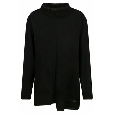 Liu Jo, Turtlenecks Zwart, Dames, Maat:M