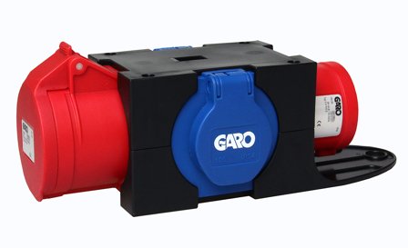 Garo GUS 16/0102 Grenuttak 2 jordede uttak, 78 mm, Stikkontakter & kabler