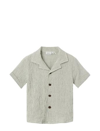 Nmmfedenis Ss Shirt Name It Grey