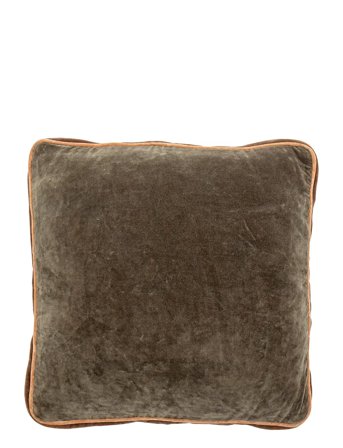 Bloomingville Aurial Cushion, Green, Cotton - Green - 45X45CM