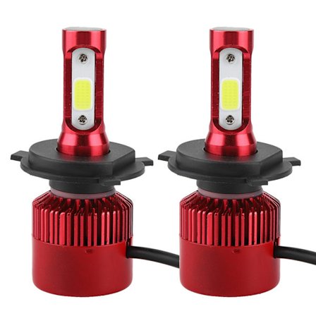 1 Par S2-COB Bil LED Forlygte H1 H3 H4 H7 H11 H13 9004 9005 9006 9007 Hovedlygte Pære (H4)
