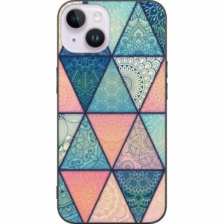 Apple Iphone 14 Plus Svart Skal Mandala Triangles