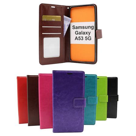 Crazy Horse Wallet Samsung Galaxy A53 5g (a536b) Brun