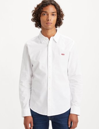 Levi's Ls Battery Hm Shirt Slim White - White - XS