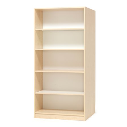 Büroregal THEO, 2100 x 1000 x 580 mm, Birke