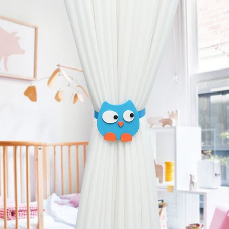 Cartoon pojke flicka gardin spänne magnet bindning installation med