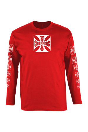 Sudadera West Coast Choppers OG Logo Rojo M