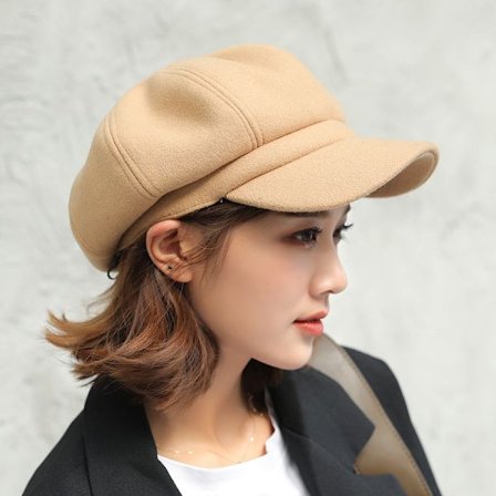 Retro Ivy Newsboy Paperboy Baker Boy Beanie Gatsby Cabbie Painter Cap Hatter for Kvinner