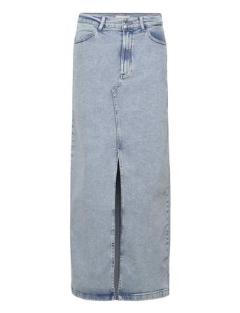 Siwgz Hw Long Skirt Langt Skjørt Blå Gestuz*Betinget Tilbud