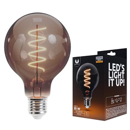 LED-lampa Glödtråd E27 G95 4W 230V 2000K 250lm SF FOREVER