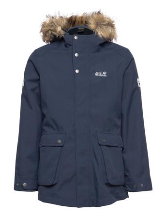 G Elk Island 3In1 Parka Blue Jack Wolfskin