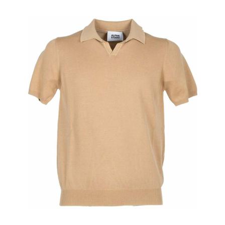 Alpha Studio, Polo Shirt Beige, Heren, Maat:M