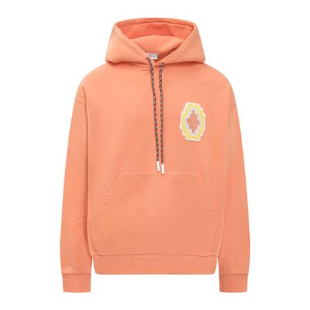 Marcelo Burlon - Hood Tröjor - Orange - Herr - Storlek: M, Herr, Storlek: M