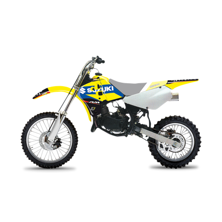 Kit Adesivi Blackbird Dream 4 Giallo-Blu-Nero - Suzuki RM 80 2000-2001