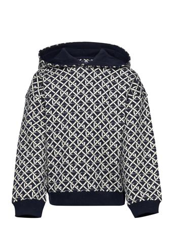 Monogram Over D Hoodie Hettegenser Genser Svart GANT*Betinget Tilbud