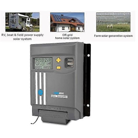 Mppt120d 20a Mppt Solar Charge Controller Med Wifi Enhed 12v/24v Solar Controller Til Lifepo4 Lit