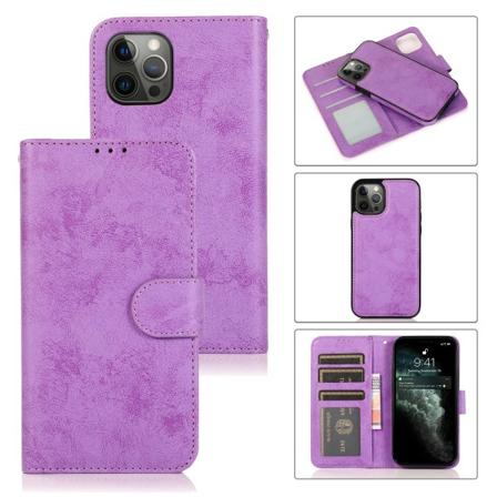 iPhone 14 Pro Max - Professionellt Leman Pl nboksfodral Purple