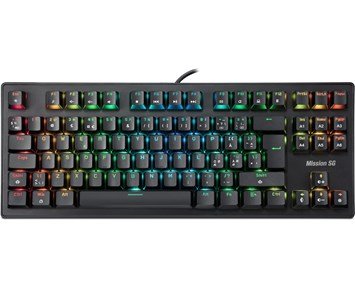 Mission SG GGK 2.6 Mechanical TKL Keyboard - Gamingtangentbord med häftig RGB-belysning