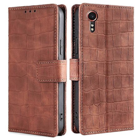 Samsung Galaxy Xcover7 -kotelo, krokotiilinnahkajäljitelmä, lompakkomallinen puhelinkotelo (FMY), monivärinen, tyyli A
