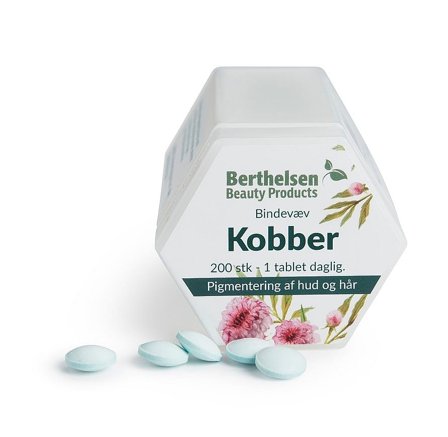 Berthelsen Kobber 200 stk, Helse & Madvarer, Mineraler, Kobber & Mangan