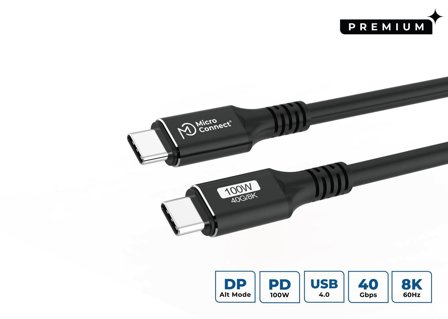 MicroConnect USB-C to USB-C cable 3m
