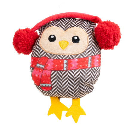 Pritax - Juleleke Natalia, 12,5x11x4cm, flerfarget - Hund - Hundeleker & spill - Myke leker - ZOO.no