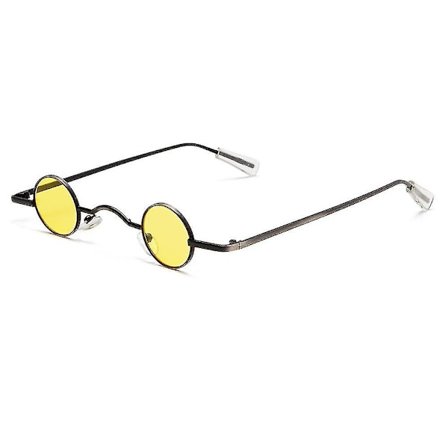 Vintage Små Runde Solbriller Retro Slank Metallramme Godteri Farger