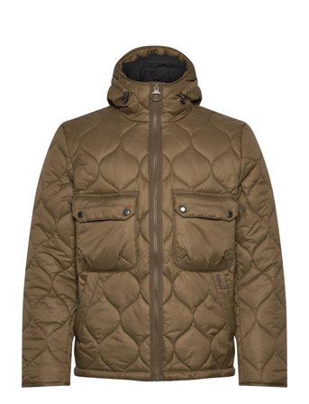 Barbour Barbour Re-Engineered Hooded Spey Quilted Jacket - Beige - M