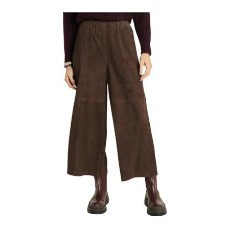 Alysi, Wide Trousers Bruin, Dames, Maat:S