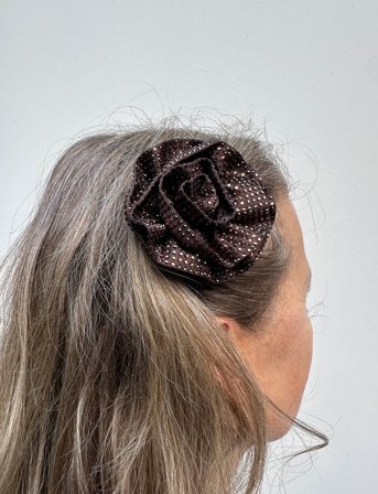 Becksöndergaard Glim Flower Pin - Brown - ONE SIZE