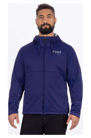 FXR Hydrogen-Softshelljacka Djup koboltblå/grå S
