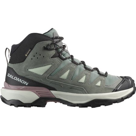 Salomon - Hikingschoenen voor vrouwen X Ultra 360 Leather Mid Gore-tex - Green Milieu / Sedona Sage / Nirvana