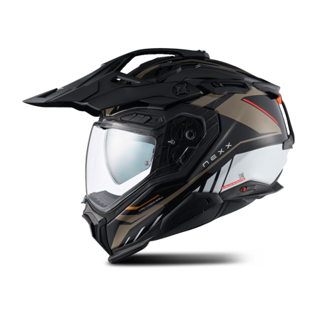 Adventurehelm Nexx X.WED3 Gobi Sand/Weiß M