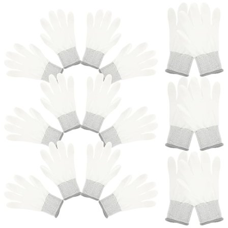 Skyddshandske för Bygg Auto Reparation 10 Par Tunna Handskar Bekväma Andningsbara Slumpmässig Färg