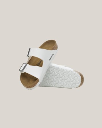 Birkenstock Arizona BF White Vit Skor Unisex - Kids Brand Store