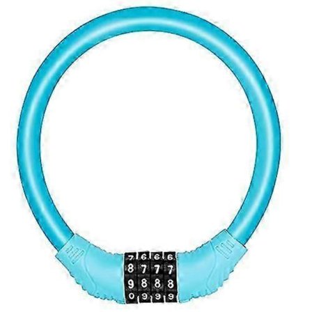 Cykelkabellås Combo, Stöldskydd, Återställningsbart, 12 cm Diameter_SZXM