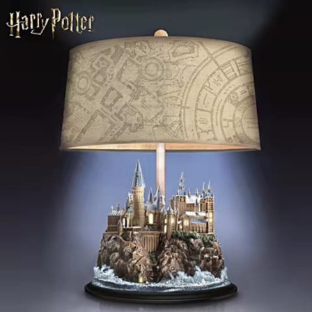 The Bradford Exchange Harry Potter Hogwarts Slot Lysende Skulptur Bordlampe