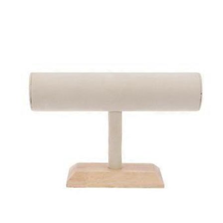 Smykkeorganiseringsstativ Tre T-formet stativ for kvinner Hjemmebruk 21,50x14,50x6,50cm Beskyttelse mot riper og sprut 1 sett