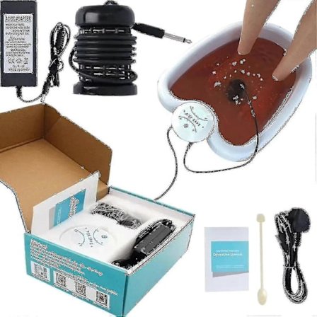 Ioninen jalkakylpy detoksifikaatioon ja puhdistukseen kotona - Ioninen jalkakylpylaite kehon puhdistamiseen