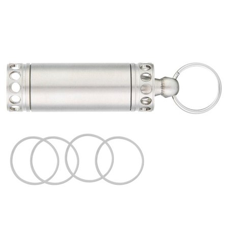 Vandtæt overlevelsespilleflaske i rustfrit stål til udendørs camping, medicinbeholder