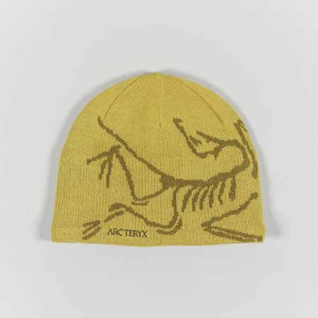 Arc'teryx Bird Head Toque -pipo, keltainen merinovillainen neulottu talvipipo, unisex